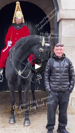 3.8M views · 88K reactions | Hilarious Horse Prank in the Royal Guard's Territory: A Bottle of Water Goes Missing!"Description: "Witness the regal horse's mischievous act as it cleverly swipes a tourist's water bottle from their backpack. The ensuing laughter from the amused tourists is contagious, but keep an eye out for the stoic royal guard who tries to conceal his amusement. 😄 Don't miss out on this unforgettable moment!"Hashtags: #HilariousHorsePrank #RegalHumor #TouristTroubles #RoyalGuardAmusement #UnforgettableMoment #LaughOutLoud | The Royals King's Guard's England | The Royals King's Guard's England · Original audio Kings Guard, Royal Horse Guards, Royal Horse, A Bottle Of Water, Queens Guard, Horse Guards, Bottle Of Water, Royal King, Royal Guard