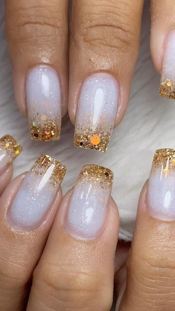 Boomer Nails Glitter, Baby Glitter Nails, Baby Glitter, Instagram Baby, Baby Boomer, Glitter Nails, Stylish Nails, Beauty Makeup, Glitter