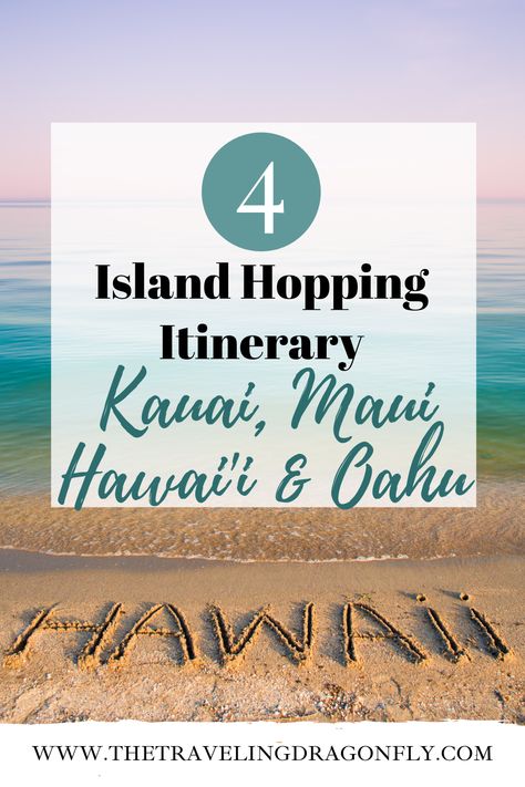 Having trouble deciding which Hawaiian island to visit? How about a 7 day, 4 island Hawaiian itinerary that allows you to experience some of the best of Hawaii? Warning: Not for the lazy vacationer! Hawaii Itinerary 2 Weeks, Hawaii Island Hopping Itinerary, Island Hopping Hawaii, Which Hawaiian Island To Visit, Usa Itinerary, Hawaii National Parks, Island To Visit, Kauai Resorts, Hawaii Itinerary