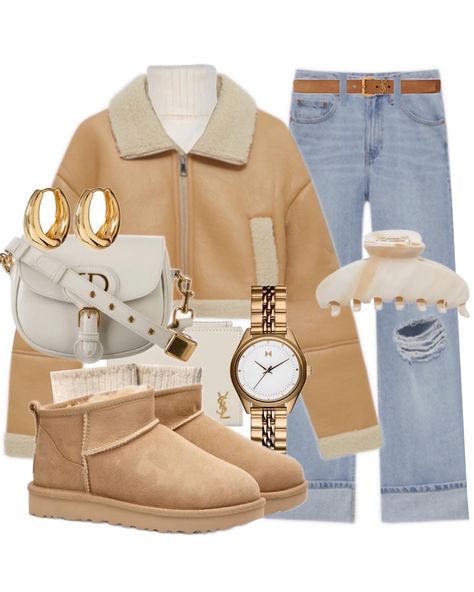 Winter Polyvore Outfits, Polyvore Outfits Winter, Winter Polyvore, Winter Outfits Polyvore, Ripped Jeans Outfit, Winter Fashion Outfits Casual, Outfit Layout, Trending Fashion Outfits, Style Winter