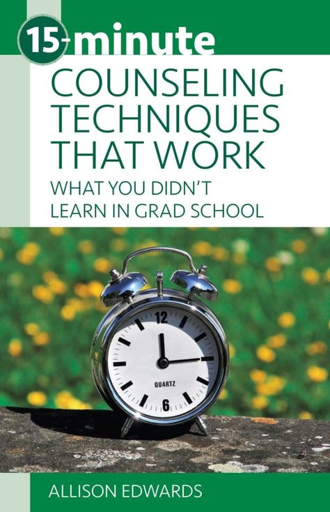 In 15-Minute Counseling Techniques, Allison Edwards provides tools to use in individual or group counseling sessions with children in grades Kâ12. Children will learn how to calm their mind and body with Square Breathing, let go of negative thoughts by Changing the Channel, identify their unique gifts by creating a âWhat Iâm Good Atâ Jar, and so much more. Counseling Techniques, Play Therapist, Licensed Professional Counselor, Group Counseling, Mental Health Counseling, Counseling Activities, Counseling Resources, Therapy Worksheets, Therapy Tools