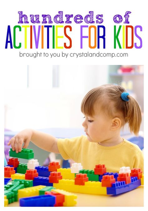 hundreds of activities for kids Toddler Fun, Kids Corner, Fun Activities For Kids, Sensory Activities, Play Activities, Craft Activities For Kids, Infant Activities, Business For Kids, Toddler Preschool