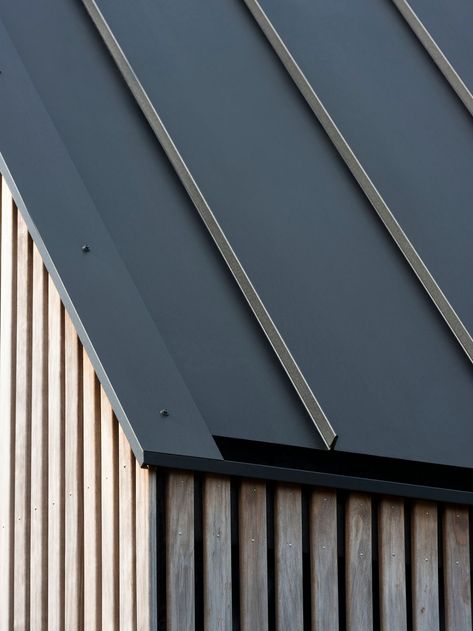 LONGHOUSE | Architecten Studio-pls | Media - Photos and Videos - 12 | Archello Fasad Design, Roof Cladding, House Cladding, Long House, Modern Barn House, Roof Architecture, Metal Roofing, Casa Exterior, Timber Cladding