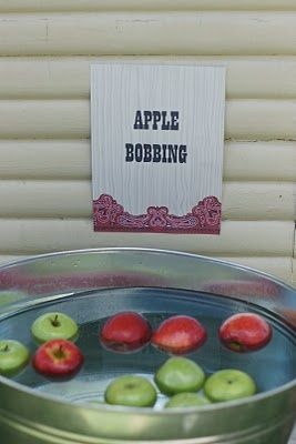 Carnival Theme Party Ideas, Apple Bobbing, Carnival Theme Party, Theme Party Ideas, Cowboy Theme Party, Wild West Party, Western Birthday Party, Rodeo Party, Horse Birthday Parties