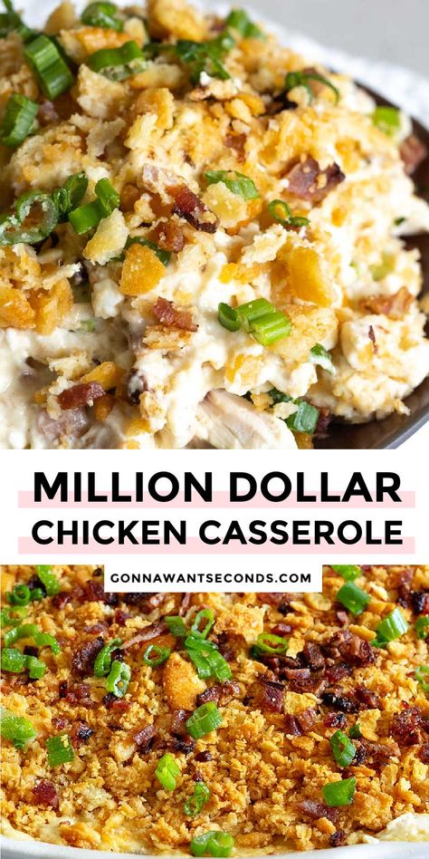 Million Dollar Chicken Casserole Million Dollar Chicken Casserole Southern Living, Million Dollar Chicken Casserole All Recipes, Bugs Bunny Casserole, Easter Casserole Ideas, Easter Dinner Casseroles, Game Day Casserole, Million Dollar Chicken Casserole Recipe, Million Dollar Recipes, Easy Easter Dishes