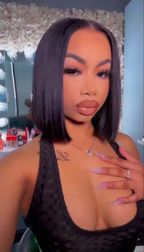 Tatiana Chanel, Lady London, Grown Style, Black Boy Hairstyles, Lace Fronts, Artist Branding, Juicy Lips, Face Card, Baddie Hairstyles