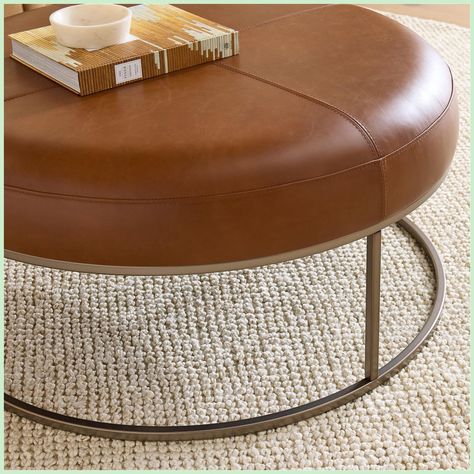 Round Leather Ottoman Coffee Table Storage, Leather Ottoman With Coffee Table, Faux Leather Ottoman Round, Large Round Coffee Table Ottoman, Rpund Ottoman Table, Bedroom Ottoman Round, Leather Coffee Table Ottoman Living Room, Round Ottoman Coffee Table Target, Two Round Ottoman Coffee Table