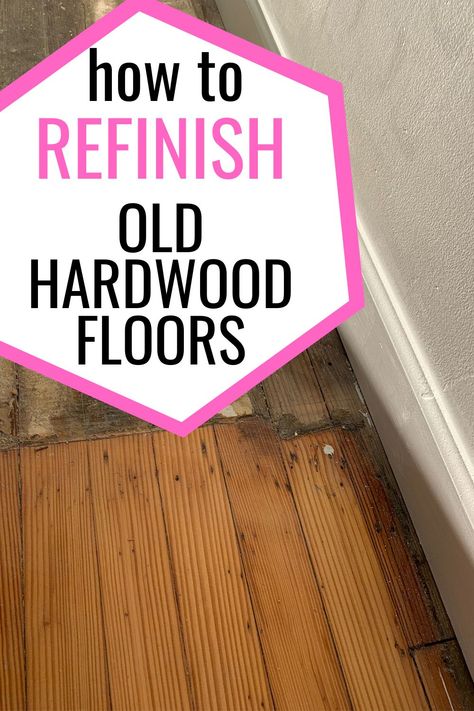 Fixing Hardwood Floors, How To Restain Wood Floors, Restoring Old Wood Floors, Restore Wood Floors Without Sanding, How To Refinish Old Hardwood Floors, How To Strip Hardwood Floors, Hardwood Floors Refinish Before And After, How To Seal Hardwood Floors, Sanding Wood Floors Diy