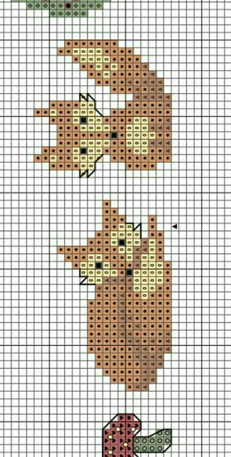 Fairisle Patterns Chart Animals, Polar Bear Knitting Chart, Knitting Charts Animal, Fall Cross Stitch, Tiny Cross Stitch, Fair Isle Knitting Patterns, Hama Bead, Nature Cross Stitch, Small Cross Stitch