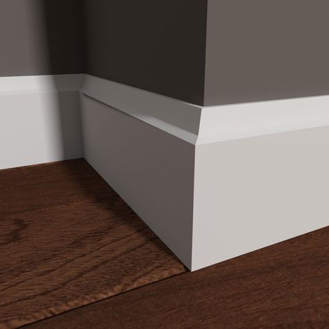 MCB5 Base Moulding - Garden State Lumber Modern Baseboards, Ranch Renovation, Baseboard Styles, Modern Trim, Siding Trim, Baseboard Trim, Baseboard Molding, Homes Ideas, House Trim