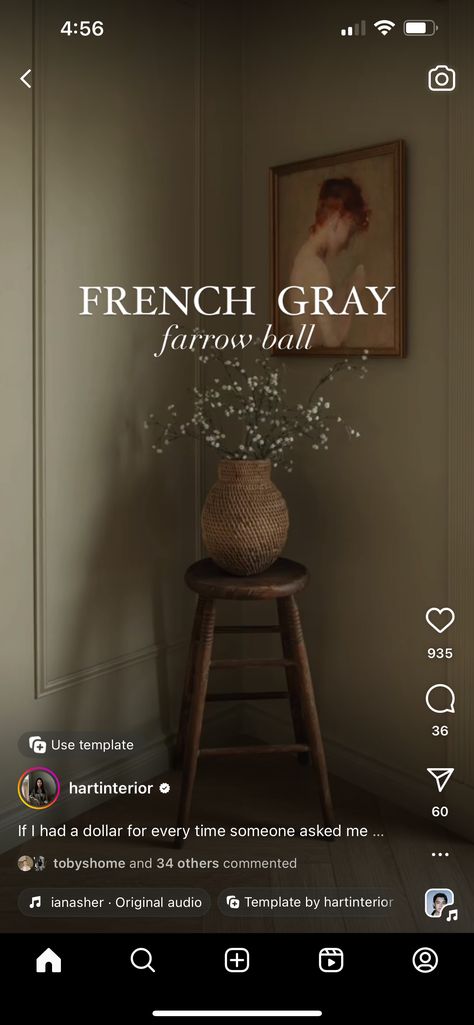 Farrow And Ball French Gray Bedroom, Farrow And Ball Pigeon Nursery, Fb Pigeon Paint, Manor House Grey Farrow And Ball, Farrow And Ball French Grey Bedroom, French Grey Living Room, Farrow And Ball Pigeon Bedroom, French Grey Farrow And Ball, French Gray Farrow And Ball