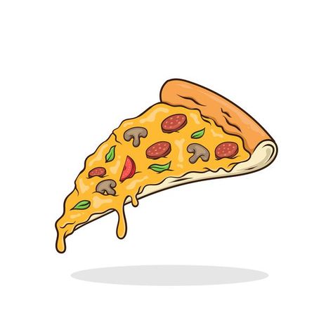 Pizza Cartoon, Pizza Vector, Poster Food, Pizza Menu, Food Pizza, Tshirt Printing, Tshirt Printing Design, Vector Sketch, Printing Design