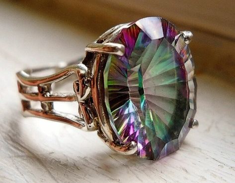 Mystic Topaz Sterling Silver Ring Solitaire, Faceted Oval, Rainbow Pastel Shades, Size 8 Vintage - Etsy Mystic Topaz Ring, Sterling Jewelry, Mystic Topaz, Pastel Shades, Bling Rings, Vintage Vogue, Classic Ring, Vintage Ring, Jewelry Vintage