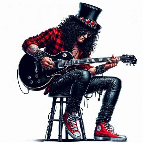 #slash @celloartia Blues Music Art, Rock Tattoo, Rock Poster Art, Rock N Roll Art, Rock Band Posters, Action Pose Reference, Band Rock, Musica Rock, Heavy Metal Music