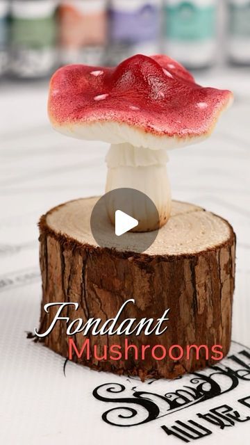 shaniabelle fondant on Instagram: "🍄How to make a fondant woodland mushroom cake topper, so real that I want to bite 🤣☺️  Welcome to my page for more cake ideas, hope you will  have fun and enjoy watching.  #cakedecorator #fondant #mushroomcake #fondanttools #shaniabellecake #caketoppers #bakingsupplies #promotion #forsale #ribboncake #cakedesign #cakedecoration #siliconemold #fondantcake#cakeidea#foodphotography #foodphotographyandstyling #reelsinstagram #foodgasm #tasty #dessert #video #inspiration #instagood #reels #cakeart #sugarart #cakeideas #LoveCelebration #beautifulmoments" Fondant Mushrooms Tutorial, Diy Mushroom Cake, Enchanted Forest Cake Ideas, Mushroom Cake Decoration, Mushroom Cake Ideas, Mushroom Fondant, Fondant Mushrooms, Mushroom Cake Topper, Enchanted Forest Cake