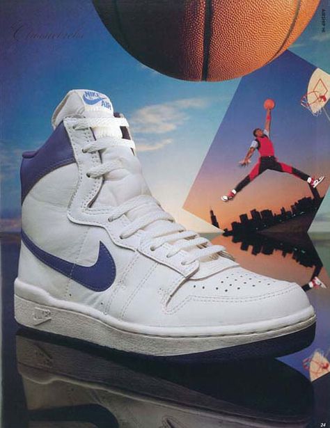 Nike Air Ship Sneaker Advertising, Sneaker Ads, Nike Air Ship, Nike Air Flight 89, Tenis Basketball, 90s Sneakers, Air Ship, Nike Air Flight, Retro Basketball Shoes