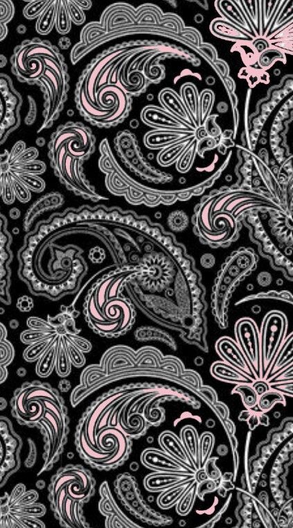 Wallpaper... By Artist Unknown... Iphone Wallpaper Ideas, Wallpaper Iphone Black, Paisley Background, High Quality Wallpaper, Paisley Color, Mandala Wallpaper, Paisley Wallpaper, Quality Wallpaper, Paisley Art