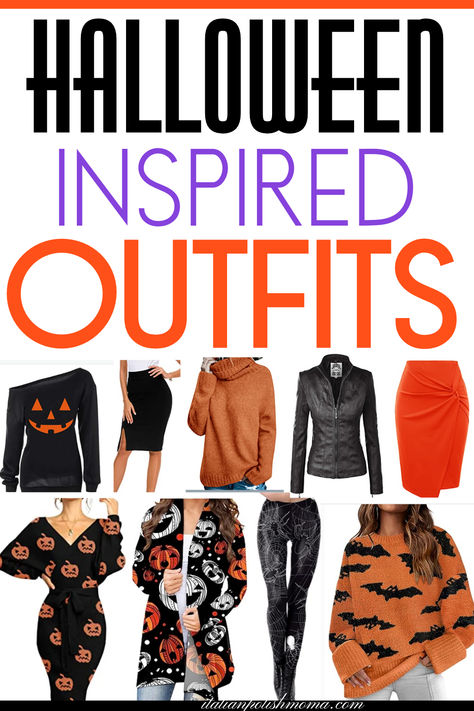 Halloween outfits for women on Amazon, Halloween inspired clothes, Halloween season, Halloween non-costume outfits for women, Halloween 2024 Diy Halloween Outfits For Women, Halloween Office Outfits Women, Non Costume Halloween Outfits, Halloween Looks For Women, Halloween Outfits Plus Size, Cute Halloween Outfits For Women, Halloween Outfit Ideas For Women, Halloween Outfits Aesthetic, Work Appropriate Costumes