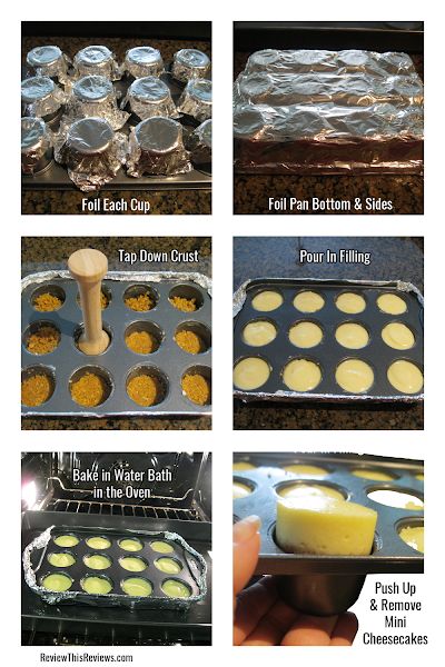 Mini Cheesecakes Recipe and Mini Cheesecake Pan Review Mini Cheesecake Pan Recipes, Mini Cheesecakes Recipe, Mini Cheesecake Pan, Cheesecake Pan, Mini Cheesecake Recipes, Cheesecake Cups, How To Make Cupcakes, Easy Cheesecake Recipes, Easy Cheesecake