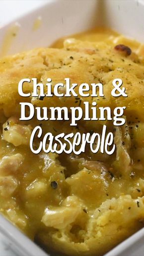 Chicken And Dumpling Casserole, Chicken Dumpling Casserole, Dumpling Casserole, Use Rotisserie Chicken, Chicken Dumpling, Holiday Turkey, Milk Cream, Tater Tots, Hash Brown