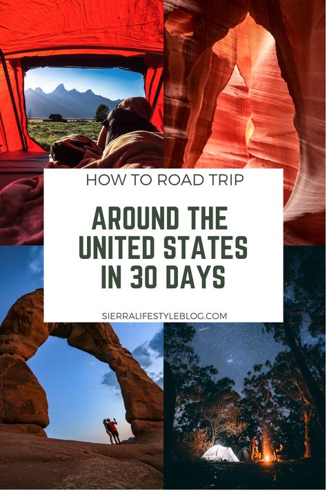 United States Road Trip Map, 30 Day Road Trip Usa, Road Trip Around The United States, Converted Van, The Journey Not The Destination, United States Road Trip, April Activities, Survival Ideas, Rooftop Tent