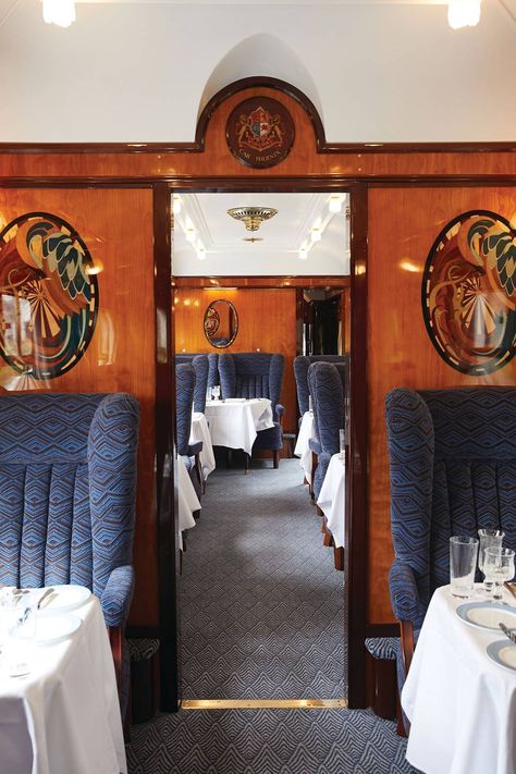 Travel competition: Win a trip on Belmond British Pullman | CN Traveller Belmond British Pullman, British Pullman, Pullman Train, Simplon Orient Express, Belmond Hotels, Luxury Train, Win A Trip, Train Journey, Retro Lighting