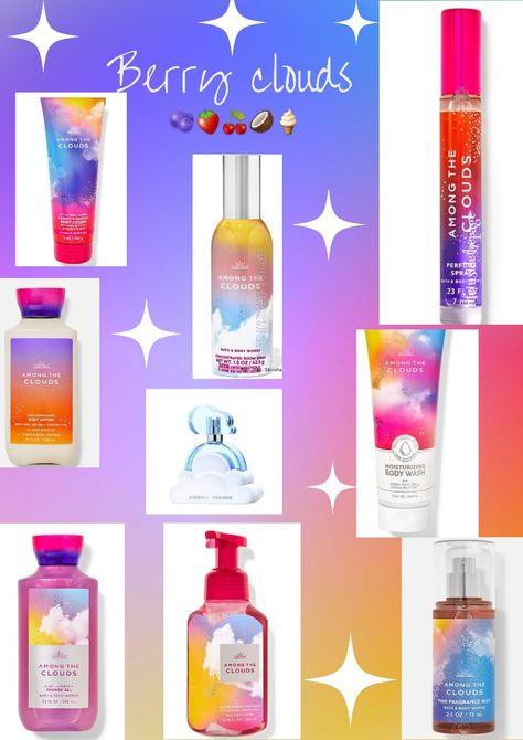 Among The Clouds Bath And Body Works, Female Products, Among The Clouds, Ariana Grande Perfume, Hygiene Tips, Inpirational Quotes, Body Smells, Smell Goods, Hygiene Products