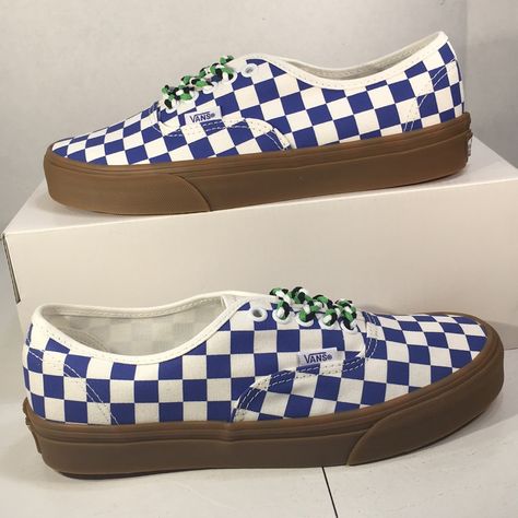 White checkered vans