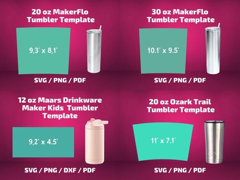 Decal Sizing For Tumblers, Circuit Stencils, Cricut Tumbler, Vibratory Tumbler, Sublimation Cups, Tumblers Ideas, Design For Tumbler, Tshirt Printing Business, Craft Room Signs