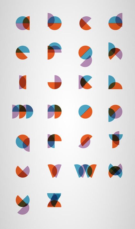 Shapes have their own vocabulary.  (Minimal Type Design by Philippe Cossette) Typographie Logo, Inspiration Typographie, Typographie Inspiration, Design Alphabet, Schrift Design, Alfabet Letters, Plakat Design, 카드 디자인, Typography Letters