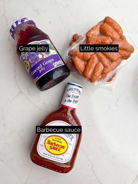 Bbq And Grape Jelly Weenies Lil Smokies, Bbq Grape Jelly Smokies, Grape Jelly Weenies Lil Smokies, Grape Jelly Cocktail Weiners, Cocktail Smokies Recipes Grape Jelly, Sausage Grape Jelly Bbq Sauce, Mini Hot Dogs In Crock Pot Grape Jelly, Cocktail Weinies Grape Jelly, Lil Smokeys Crockpot Grape Jelly