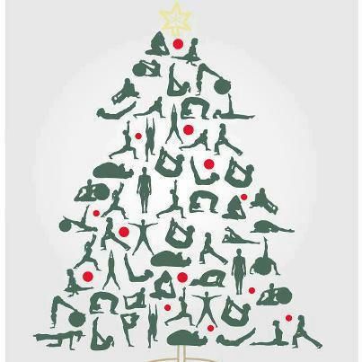 Merry Christmas #yoga Yoga Christmas, Yoga Tree, Arte Yoga, Yoga Images, Studio Pilates, Bikram Yoga, Yoga Art, Yoga Health, Yoga Quotes