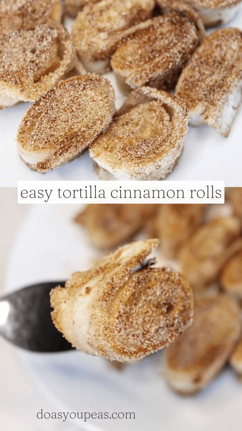 Tortilla Cinnamon Rolls, Diy Cinnamon Rolls, Cinnamon Roll Bites Recipe, Tortilla Dessert, Healthy Baking Substitutes, Homemade Cinnamon Rolls Easy, Vegan Tortilla, Cream Cheese Roll Up, Food Change