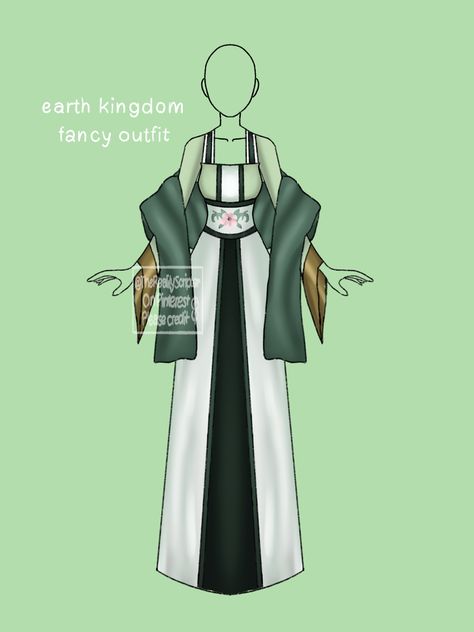 Atla Earthbender Outfits, Earth Kingdom Outfits Atla, Atla Outfit Ideas, Atla Clothes Design, Atla Earth Kingdom Clothes, Earth Kingdom Outfits, Atla Outfit Design, Earth Bender Outfit, Earth Bender Clothes