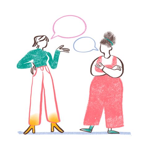 Women Talking Illustration, Talking Illustration, Psychology Wallpaper, Communication Illustration, Women Talking, Friends Illustration, People Icon, Women Talk, Woman Illustration