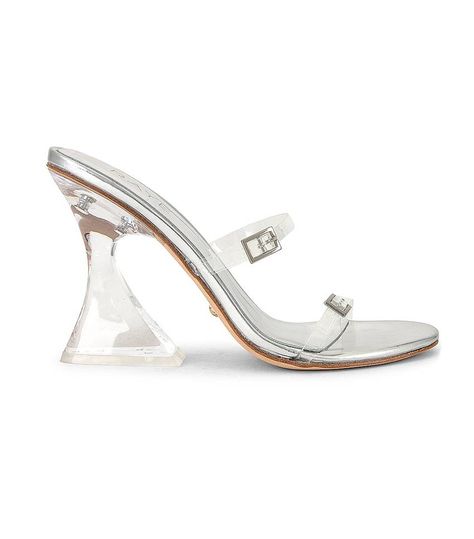 Glass Heels Are Bound to Be Summer's Hottest Shoe Trend | Who What Wear Glass Heels, Shoe Trend, Trending Heels, Princess Inspired, Everyday Shoes, Clear Heels, Glass Slipper, Hot Shoes, Lace Up Heels