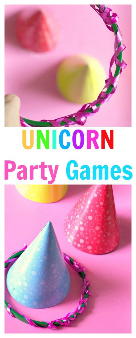 Unicorn Party Games, Rainbow Party Games, Unicorn Birthday Party Food, Princess Party Games, Toddler Party Games, Unicorn Games, Engagement Party Games, Party Games For Kids, Birthday Free