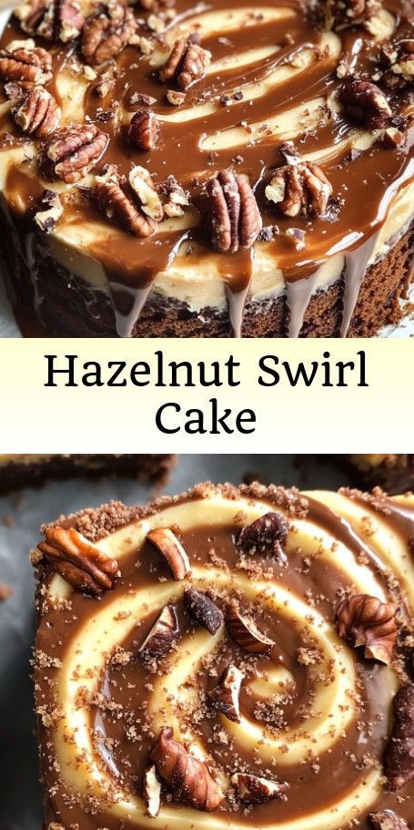 Indulge in the Delightful Harmony of Chocolate and Hazelnut with this Swirl Cake Recipe Pinterest Pin Description: Celebrate the richness of chocolate combined with the nutty essence of hazelnuts in this delectable swirl cake. Perfect for any occasion, this cake boasts a beautiful marbled design that is as visually appealing as it is delicious. #ChocolateHazelnut #SwirlCake #DessertLover #CakeArt #HomeBaking #BakingFromScratch #SweetTreats #NuttyFlavors #AllTheSweets #HazelnutSpread Swirl Cake Recipe, Swirl Cake, Hazelnut Spread, Dessert Lover, Home Baking, Chocolate Hazelnut, Pinterest Pin, Cake Art, Hazelnut