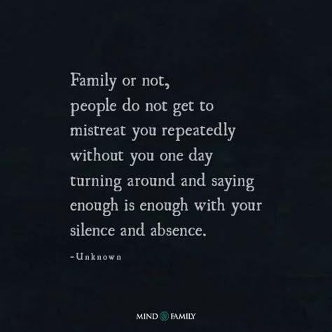 Family doesn’t mean endless tolerance. Sometimes your silence and distance are the strongest boundaries. 🚫🗣️👋 . . . . . . #mindfamily #familyquotes #familyguidequotes #familytipsquotes #familyadvicequotes #toxicfamily When Family Talks Bad About You, Family Vs Relatives Quotes, The Meaning Of Family Quotes, Disrespect My Family Quotes, Not Getting Along With Family Quotes, What Is A Family Quotes, Outsider Quotes Family, Belittling Quotes Family, Not Feeling Loved Quotes Family