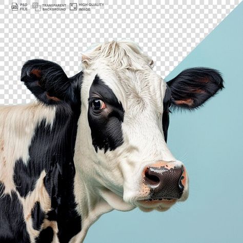 PSD view of a beautiful cow on transpare... | Premium Psd #Freepik #psd Logo Psd, Vector Background Pattern, Technology Icon, Card Banner, Poster Invitation, Presentation Template Free, Iconic Photos, Create Image, Vector Background