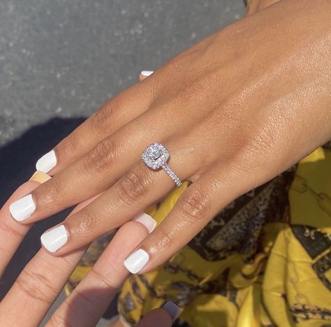 Rings Engagement Black Women, Black Woman Engagement Ring, Engagement Rings On Black Women, Engagement Ring Black Woman, Wedding Ring Black Women, Wedding Rings Black Women, Engagement Rings Black Women Hand, Ring Goals, Classic Wedding Inspiration