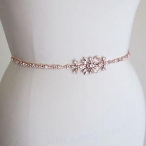 Nice Bridesmaid Dresses Anthropologie Accessories - Never worn - Skinny Rose Gold Bridal Belt Sash... Check more at http://mydresses.ml/fashion/bridesmaid-dresses-anthropologie-accessories-never-worn-skinny-rose-gold-bridal-belt-sash/ Beaded Belts, Rose Gold Accessories, Bridal Sash Belt, Wedding Belt, Wedding Venue Decorations, Anthropologie Accessories, Bling Wedding, Rose Gold Bridal, Wedding Accessory