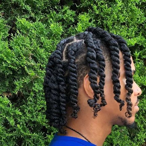 20 Two Strand Twists for Men (2020 Coolest Trends) – HairstyleCamp Twist Men, Two Strand Twist Hairstyles, Mens Twists Hairstyles, Hair Twists Black, Braid Styles For Men, Male Hairstyles, Cornrow Hairstyles For Men, Two Strand Twists, Dreadlock Hairstyles For Men