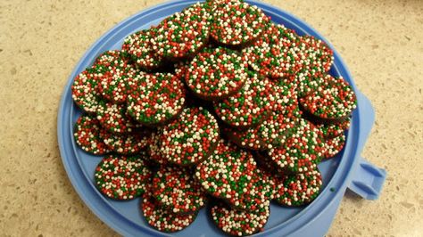 Christmas Non Pareils Non Pareils Recipe, Non Pareils, It's Been So Long, Christmas Goodies, Last Post, My Last, My Way, Food Blog, Sprinkles