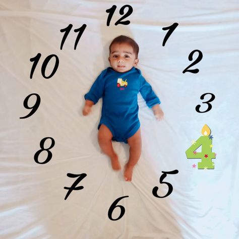 Baby Monthsary Photo Ideas, Baby Boy Images, 5 Month Baby, Baby Boy Newborn Pictures, Baby Boy Decorations, Cartoon Mom, Baby Backdrop, Toddler Photoshoot, Monthly Baby Pictures