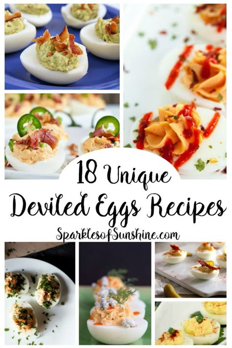 Different Deviled Egg Recipes, Deviled Eggs Toppings, Unique Deviled Eggs Recipe, Deviled Eggs Charcuterie Board, Deviled Egg Charcuterie Board, Unique Deviled Eggs, Devilish Eggs, Gourmet Deviled Eggs, Eggs Dishes