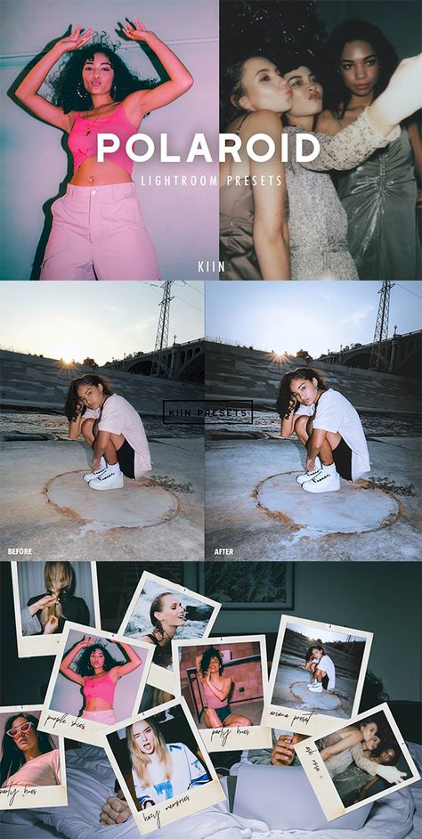 Polaroid Lightroom Preset, Polaroid Filter Lightroom, Lightroom Filters Aesthetic, Polaroid Preset, Instagram Filters Aesthetic, Florist Aesthetic, Polaroid Filter, Outdoor Images, Party Portrait