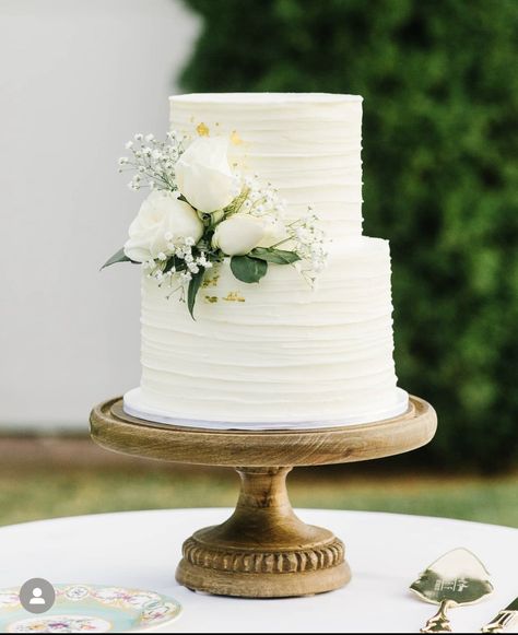 2tier Wedding Cake, Green Wedding Cakes, Wedding Cake Two Tier, Wedding Cake Simple Elegant, 2 Tier Wedding Cakes, Textured Wedding Cakes, Wedding Cake Cookies, Small Wedding Cakes, Classic Wedding Cake