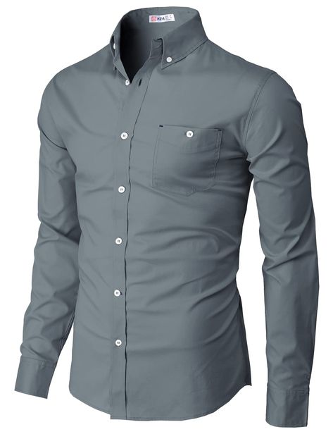 New Shirt Design For Men, Shirt Without Collar, Gray Shirt Outfit, Formal Shirt Design, Business Casual Outfits For Men, Grey Colour Shirt, Dress Shirts For Men, Shirts For Men Designer, Shirt Outfit Men