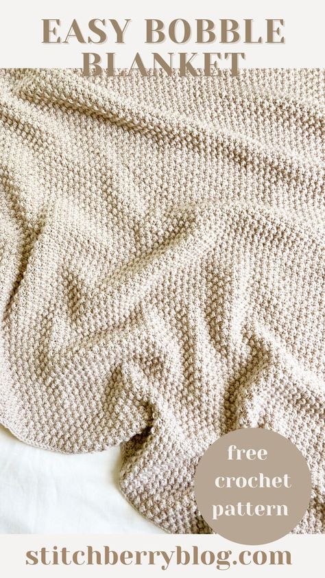 Free One Color Crochet Blanket Patterns, Chunky Yarn Afghan Patterns, Lightweight Crochet Blanket Pattern, Easy Crochet Blanket Size 4 Yarn, Cozy Blanket Crochet, Cobblestone Crochet Blanket, Crocheting A Blanket For Beginners, Crochet Simple Blanket, Crochet Pattern Blanket Free